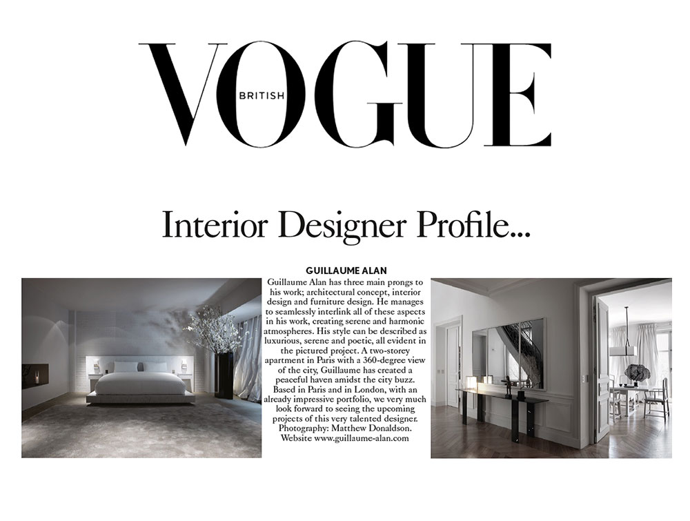 Guillaume Alan — BRITISH VOGUE UK