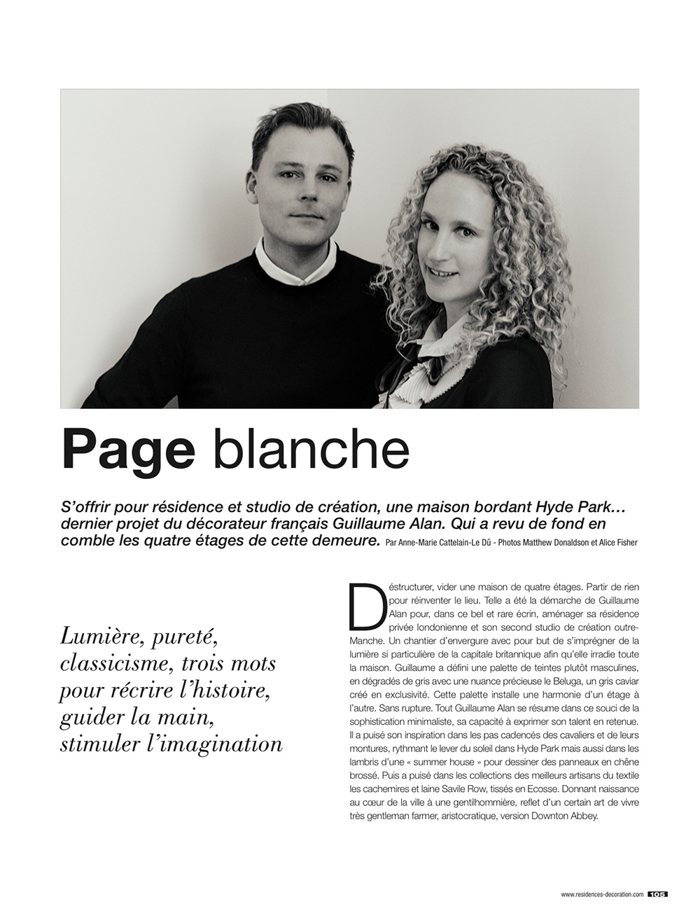 Guillaume Alan — RESIDENCES FRANCE