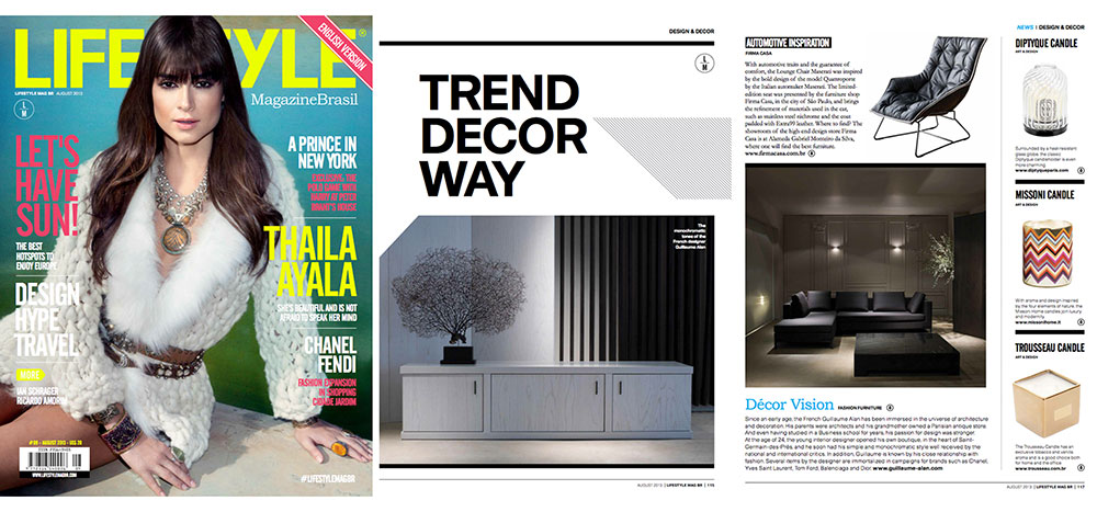 Guillaume Alan — LIFESTYLE MAGAZINE BRAZIL